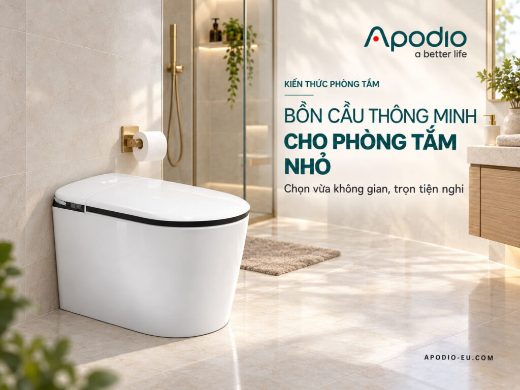 bồn cầu thông minh cho phòng tắm nhỏ