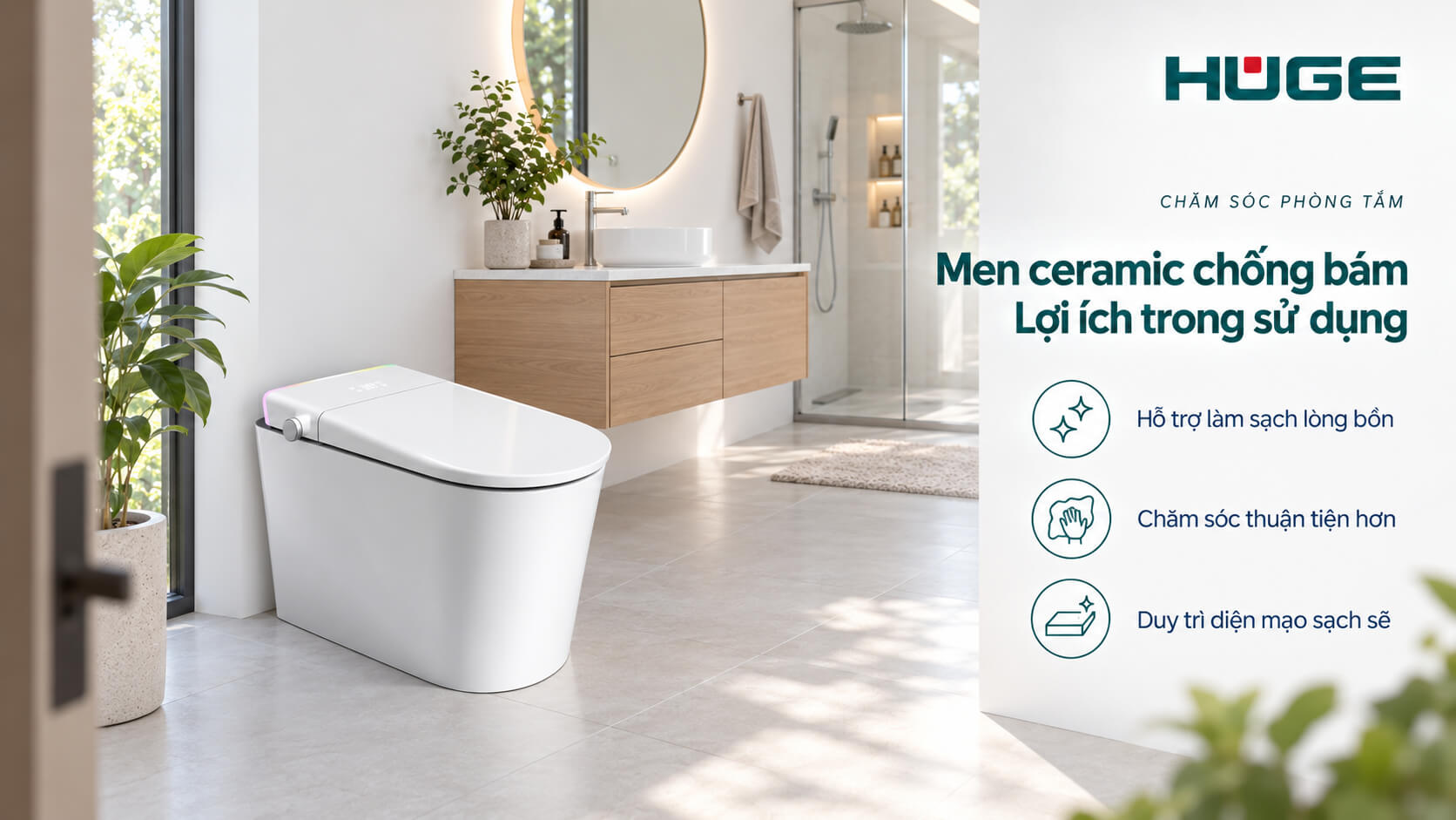 Bồn cầu men ceramic chống bám có tốt không
