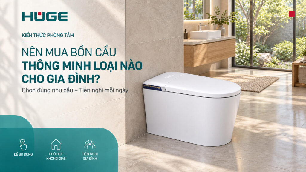 Nên mua bồn cầu thông minh loại nào cho gia đình