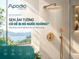 Sen âm tường có dễ bị rò nước không