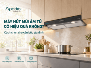 Máy hút mùi âm tủ có hiệu quả không