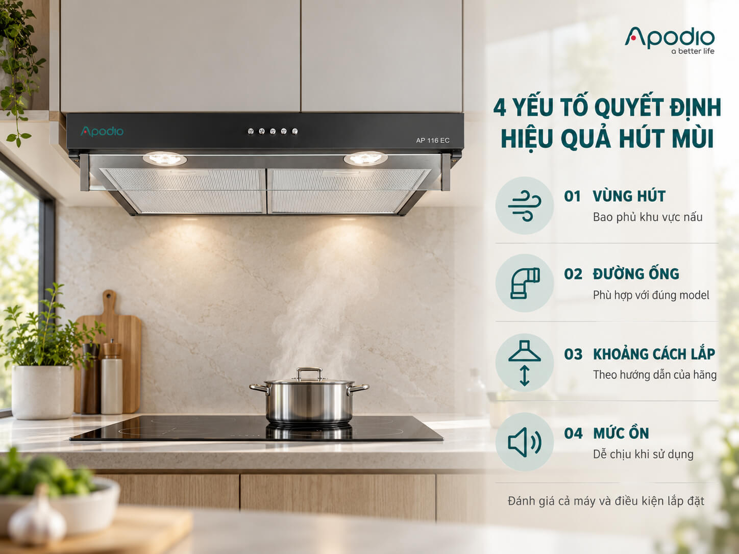 Máy hút mùi âm tủ có hiệu quả không